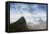 Rio De Janeiro Landscape Showing Corcovado, the Christ and the Sugar Loaf, Rio De Janeiro, Brazil-Alex Robinson-Framed Stretched Canvas