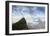 Rio De Janeiro Landscape Showing Corcovado, the Christ and the Sugar Loaf, Rio De Janeiro, Brazil-Alex Robinson-Framed Photographic Print