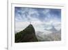 Rio De Janeiro Landscape Showing Corcovado, the Christ and the Sugar Loaf, Rio De Janeiro, Brazil-Alex Robinson-Framed Photographic Print