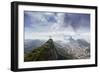 Rio De Janeiro Landscape Showing Corcovado, the Christ and the Sugar Loaf, Rio De Janeiro, Brazil-Alex Robinson-Framed Photographic Print