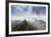 Rio De Janeiro Landscape Showing Corcovado, the Christ and the Sugar Loaf, Rio De Janeiro, Brazil-Alex Robinson-Framed Photographic Print