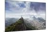 Rio De Janeiro Landscape Showing Corcovado, the Christ and the Sugar Loaf, Rio De Janeiro, Brazil-Alex Robinson-Mounted Photographic Print