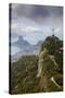 Rio De Janeiro Landscape Showing Corcovado, the Christ and the Sugar Loaf, Rio De Janeiro, Brazil-Alex Robinson-Stretched Canvas