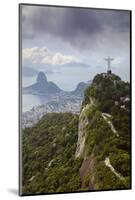 Rio De Janeiro Landscape Showing Corcovado, the Christ and the Sugar Loaf, Rio De Janeiro, Brazil-Alex Robinson-Mounted Photographic Print