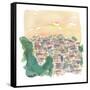 Rio De Janeiro Largo Do Boticario Old Town Houses-M. Bleichner-Framed Stretched Canvas