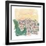 Rio De Janeiro Largo Do Boticario Old Town Houses-M. Bleichner-Framed Art Print