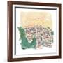 Rio De Janeiro Largo Do Boticario Old Town Houses-M. Bleichner-Framed Art Print