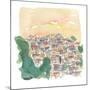 Rio De Janeiro Largo Do Boticario Old Town Houses-M. Bleichner-Mounted Art Print