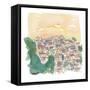 Rio De Janeiro Largo Do Boticario Old Town Houses-M. Bleichner-Framed Stretched Canvas