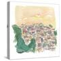 Rio De Janeiro Largo Do Boticario Old Town Houses-M. Bleichner-Stretched Canvas