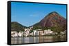 Rio De Janeiro Mountains around Lagoon-dabldy-Framed Stretched Canvas