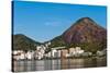 Rio De Janeiro Mountains around Lagoon-dabldy-Stretched Canvas