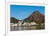 Rio De Janeiro Mountains around Lagoon-dabldy-Framed Photographic Print