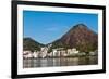 Rio De Janeiro Mountains around Lagoon-dabldy-Framed Photographic Print