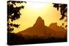 Rio De Janeiro Mountains by Sunset-dabldy-Stretched Canvas