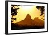 Rio De Janeiro Mountains by Sunset-dabldy-Framed Photographic Print