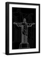 Rio De Janeiro Night-Cristian Mielu-Framed Art Print