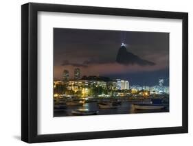 Rio De Janeiro Skyline at Dusk.-Jon Hicks-Framed Photographic Print
