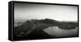 Rio De Janeiro Viewed from Sugarloaf Mountain, Brazil-null-Framed Stretched Canvas