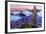 Rio de Janeiro with Christ the Redeemer-Martina Bleichner-Framed Art Print