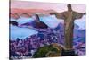 Rio de Janeiro with Christ the Redeemer-Martina Bleichner-Stretched Canvas