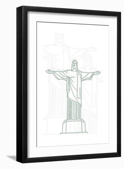 Rio De Janeiro-Cristian Mielu-Framed Art Print