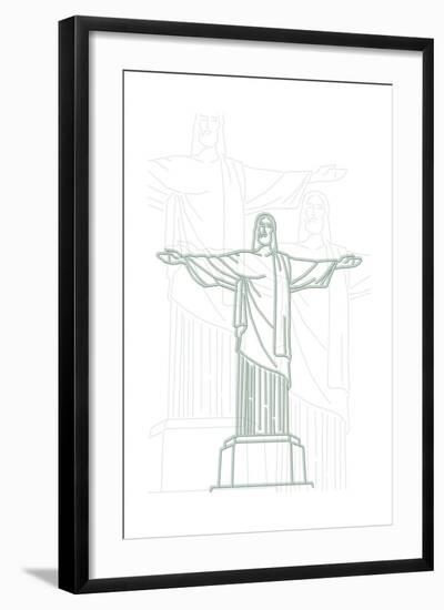 Rio De Janeiro-Cristian Mielu-Framed Art Print