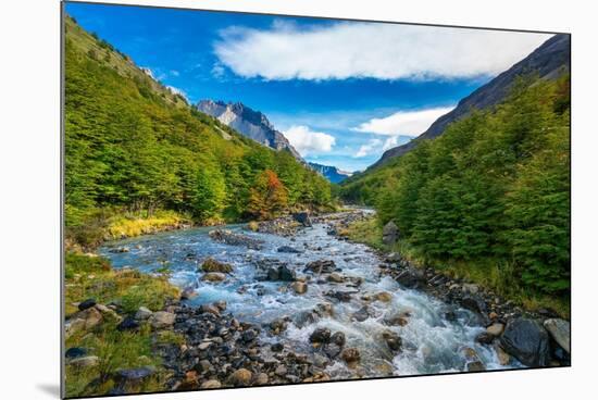 Rio del Frances, Valle Frances (Valle del Frances), Torres del Paine National Park-Jan Miracky-Mounted Photographic Print