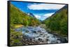 Rio del Frances, Valle Frances (Valle del Frances), Torres del Paine National Park-Jan Miracky-Framed Stretched Canvas
