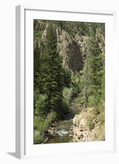 Rio Del Pueblo in the Sangre De Cristo Mountains, New Mexico-null-Framed Photographic Print