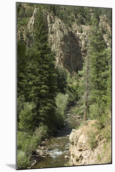 Rio Del Pueblo in the Sangre De Cristo Mountains, New Mexico-null-Mounted Photographic Print