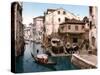 Rio Della Botisella, Venice-null-Stretched Canvas