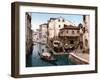 Rio Della Botisella, Venice-null-Framed Giclee Print