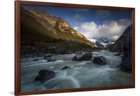 Rio Fitz Roy River, Mount Fitz Roy and Cerro Torre, Argentina-Ed Rhodes-Framed Photographic Print
