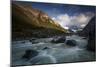 Rio Fitz Roy River, Mount Fitz Roy and Cerro Torre, Argentina-Ed Rhodes-Mounted Photographic Print