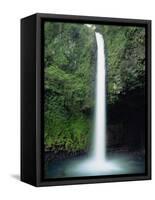 Rio Fortuna Waterfalls on the Slopes of Volcan Arenal, Costa Rica, Central America-Robert Francis-Framed Stretched Canvas