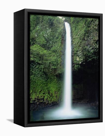 Rio Fortuna Waterfalls on the Slopes of Volcan Arenal, Costa Rica, Central America-Robert Francis-Framed Stretched Canvas