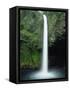 Rio Fortuna Waterfalls on the Slopes of Volcan Arenal, Costa Rica, Central America-Robert Francis-Framed Stretched Canvas