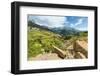 Rio Gallego and the Tena Valley beyond, below Formigal ski resort, Formigal, Sallent de Gallego, Hu-Robert Francis-Framed Photographic Print