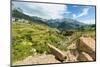 Rio Gallego and the Tena Valley beyond, below Formigal ski resort, Formigal, Sallent de Gallego, Hu-Robert Francis-Mounted Photographic Print