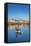 Rio Gilao, Tavira, Algarve, Portugal-Sabine Lubenow-Framed Stretched Canvas