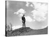 RIO GRANDE, 1950 directed by JOHN FORD John Wayne (b/w photo)-null-Stretched Canvas