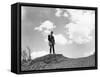 RIO GRANDE, 1950 directed by JOHN FORD John Wayne (b/w photo)-null-Framed Stretched Canvas