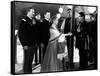 RIO GRANDE, 1950 directed by JOHN FORD John Wayne, Maureen O'Hara and J.Carrol Naish (b/w photo)-null-Framed Stretched Canvas
