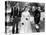 RIO GRANDE, 1950 directed by JOHN FORD John Wayne, Maureen O'Hara and Victor McLaglen (b/w photo)-null-Stretched Canvas