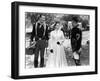 RIO GRANDE, 1950 directed by JOHN FORD John Wayne, Maureen O'Hara and Victor McLaglen (b/w photo)-null-Framed Photo