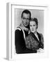 Rio Grande by JohnFord with John Wayne and Maureen O'Hara, 1950 (b/w photo)-null-Framed Photo