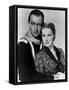 Rio Grande by JohnFord with John Wayne and Maureen O'Hara, 1950 (b/w photo)-null-Framed Stretched Canvas