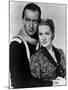 Rio Grande by JohnFord with John Wayne and Maureen O'Hara, 1950 (b/w photo)-null-Mounted Photo