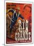 Rio Grande, French Movie Poster, 1950-null-Mounted Art Print